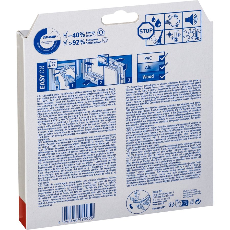 Tesa Moll Premium flexible 6m Transparent 05417 #2
