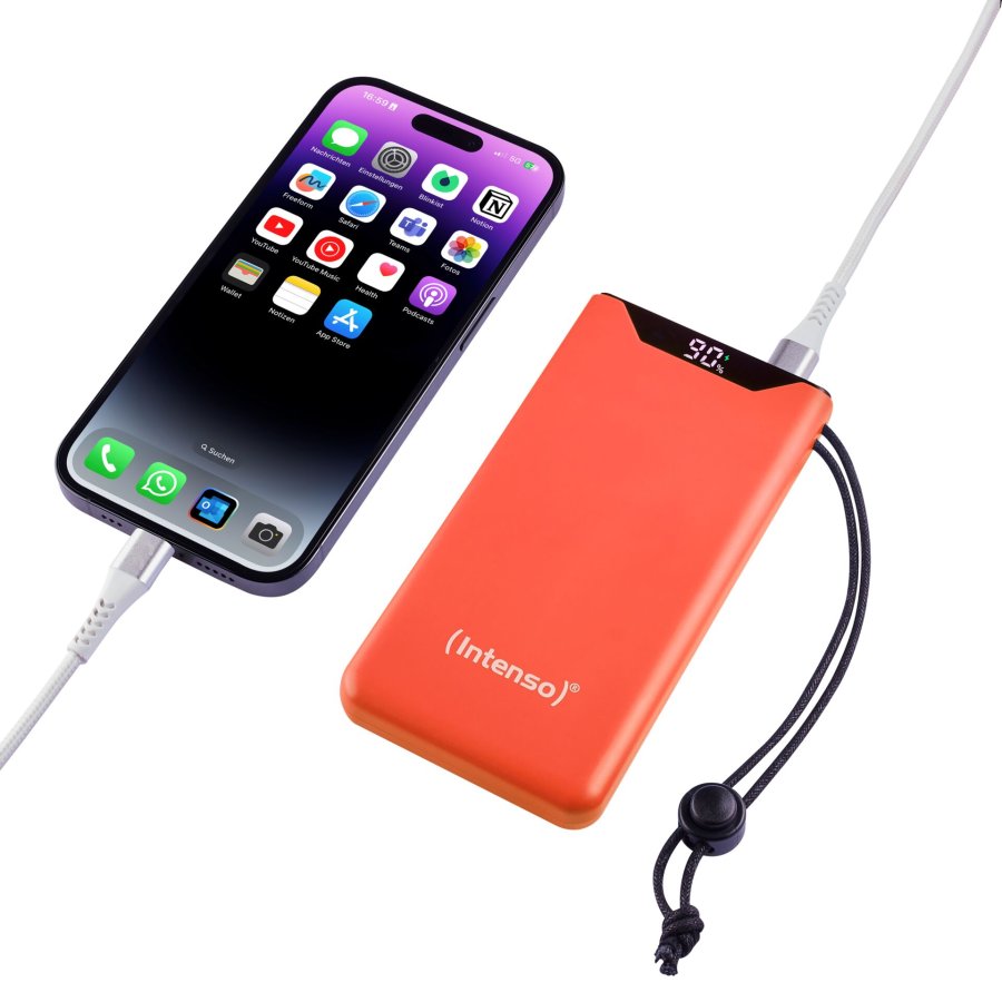 Intenso Powerbank F10000  Orange 10000 mAh incl. USB-C to Type-C #4