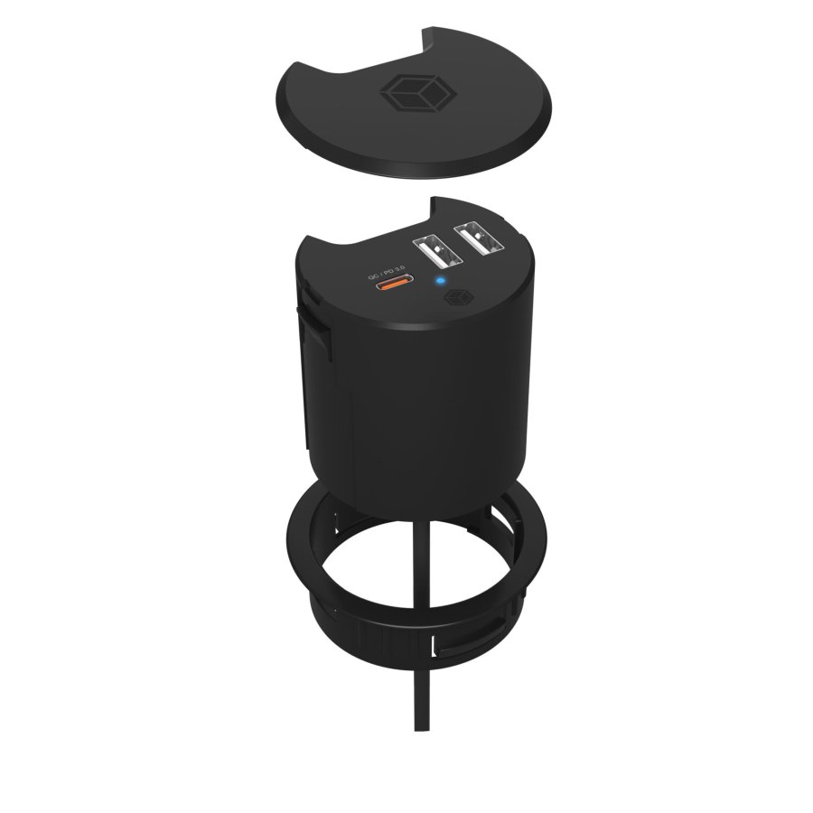 ICY BOX IB-HUB1407 USB Desk Charger #3