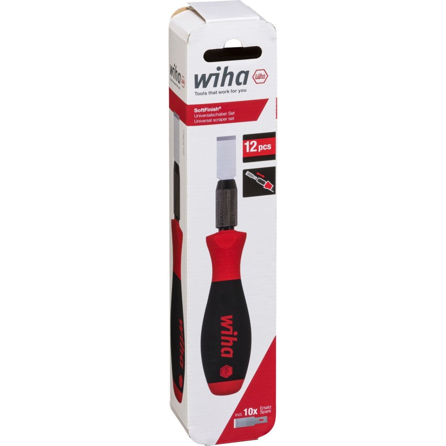 Wiha Universalschaber Set Soft- Finish 12-tlg. #1