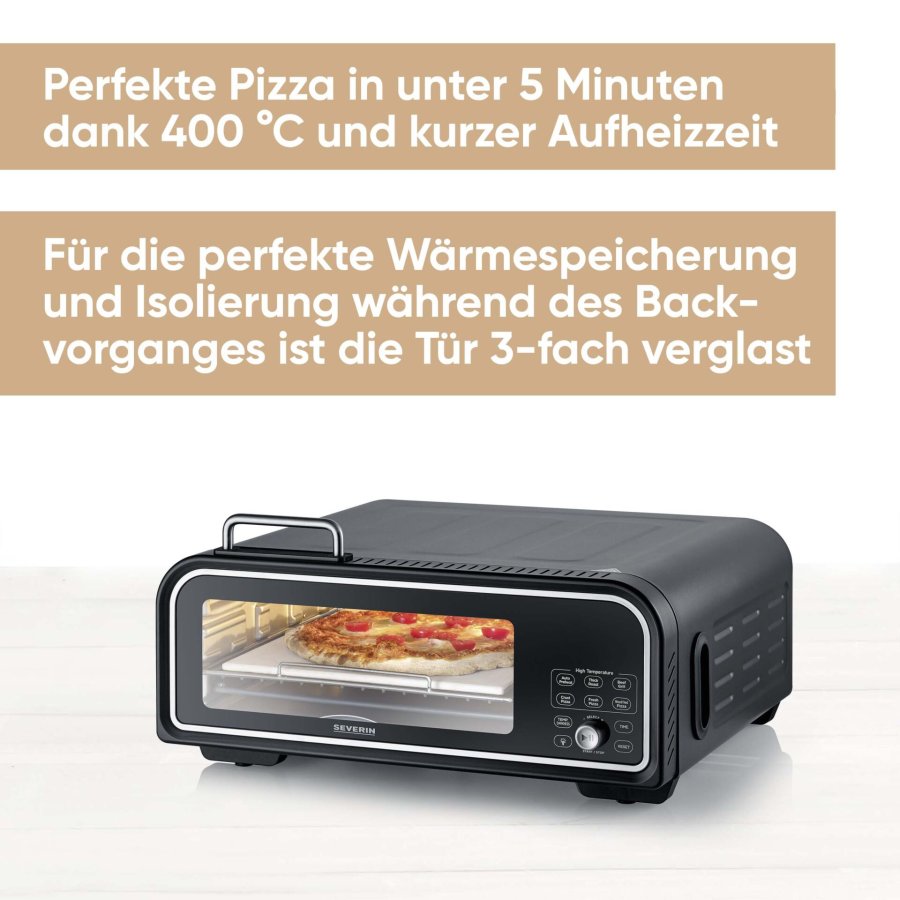 Severin PG 8575 SERICO Digitaler Pizza Ofen #18