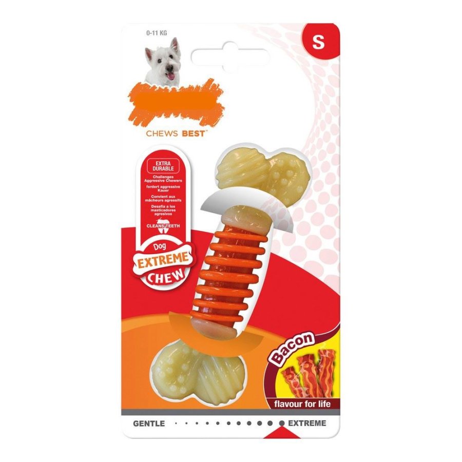 Nylabone Dog teether Nylabone Extreme Chew Pro Action Bacon Strrelse S Nylon - S6101452 #1