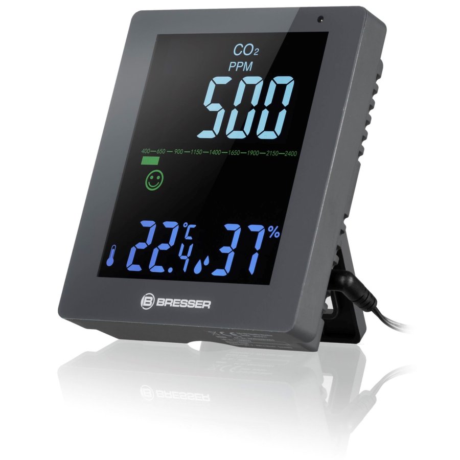 7004020QT5000 - Bresser CO&Acirc;&sup2; Air Quality Monitorr grey - 713358 #1