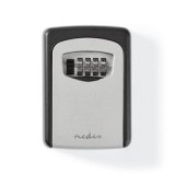 KEYCC01GY - Nedis Bog Boks | Ngleskab | Kombination Dial ls | Indendrs og Udendrs | Gr/Sort - K #1