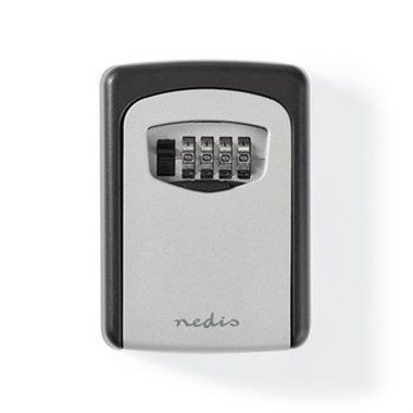 KEYCC01GY - Nedis Bog Boks | Ngleskab | Kombination Dial ls | Indendrs og Udendrs | Gr/Sort - K #1