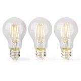 LBFE27A601P3 - Nedis LED gl�dep�re E27 | A60 | 4 W | 470 lm | 2700 K | Varm Hvid | Antal lamper i em #1