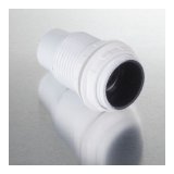 EZO Lampefatning E14 m/ringe til lampeskrm, hvid - 322814 #1