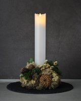  Sara Kalenderlys, Romantic hvid/guld #1