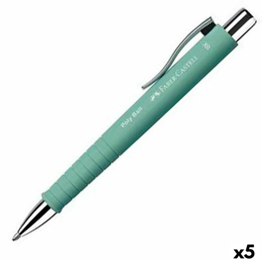 Faber-Castell Kuglepen Faber-Castell Poly Ball XB Bl Grn Krogla 5 enheder - S8423127 #1