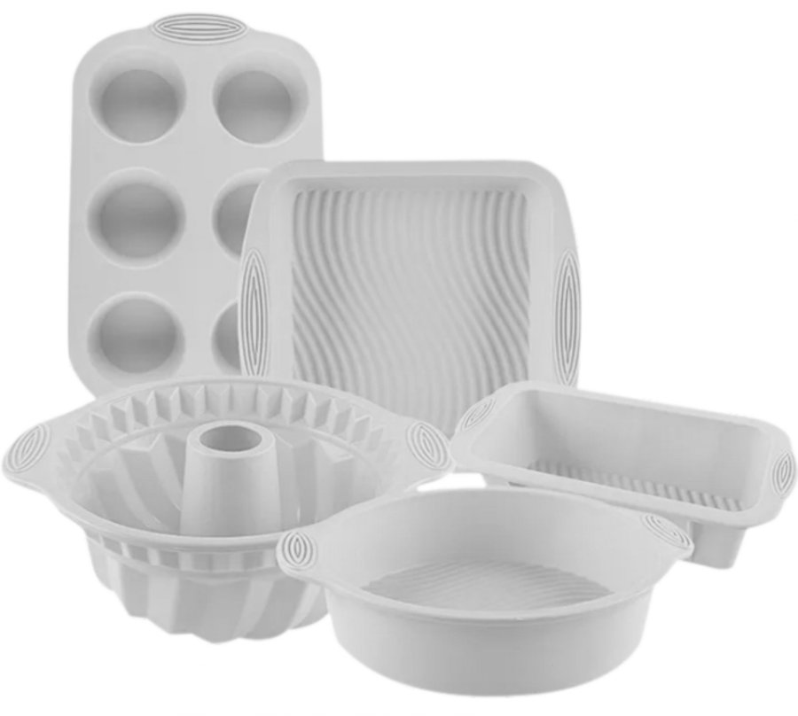 Silikonebagest med 5 dele i gr #1