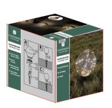 Mia Solar kuglelampe med lyskde, 15cm #1