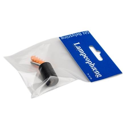 Ledningsoph�ng m/aflastn. sort mat #1