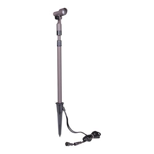 Duracell-L Havespot Justerbar pole 100 lumen 1W, brunt metal, 1 stk. (supplering) #1
