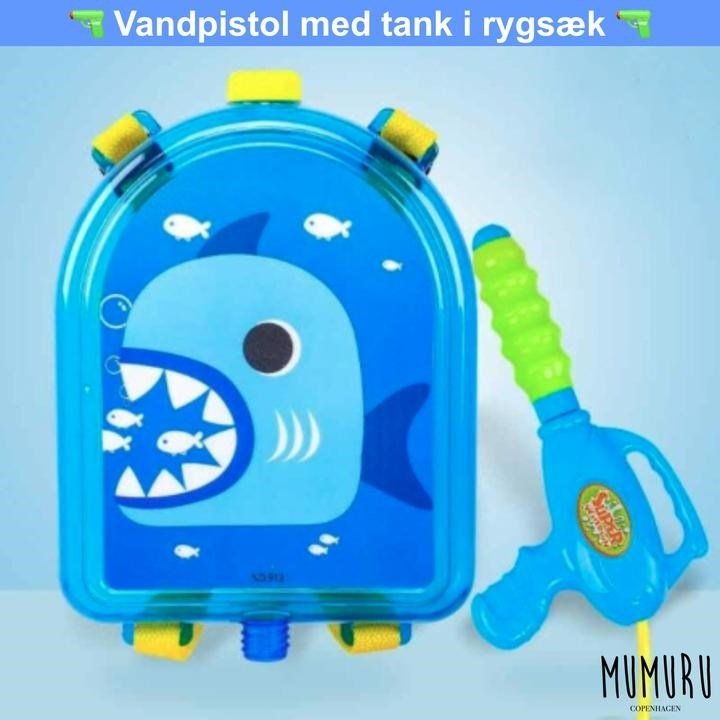 Mumuru Copenhagen Vandpistol Rygsk - haj #1
