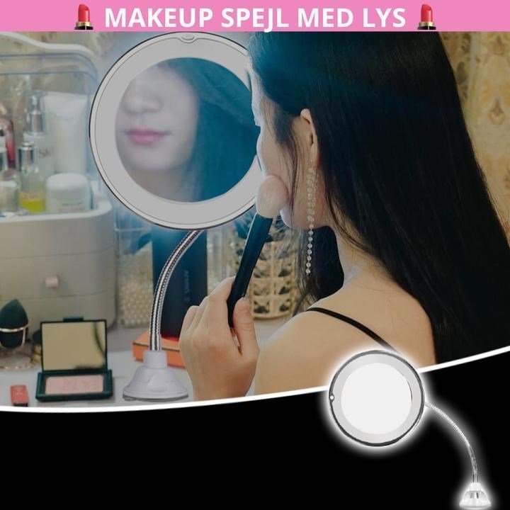 LED Makeup spejl #1
