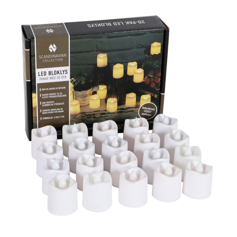20 pak sm LED bloklys  #1