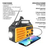 Ndradio med powerbank, orange #2