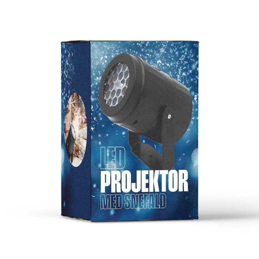 LED projektor med snefald #2