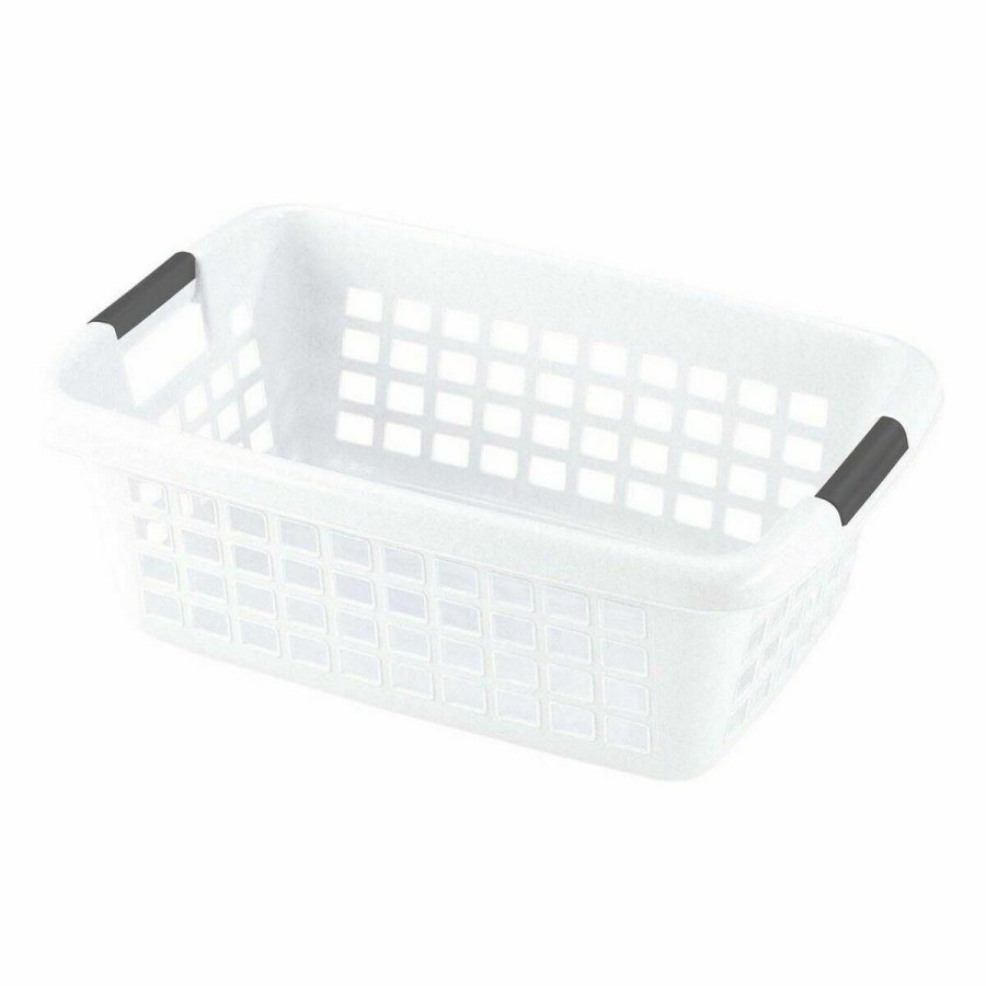 Vasketjskurv Med hndtag Hvid 70 L  #1