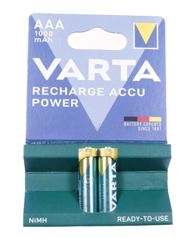 HR3 5703301402 1,2V-1000MAH NIMH AAA BATTERI VARTA 2 STK. BLISTER #1