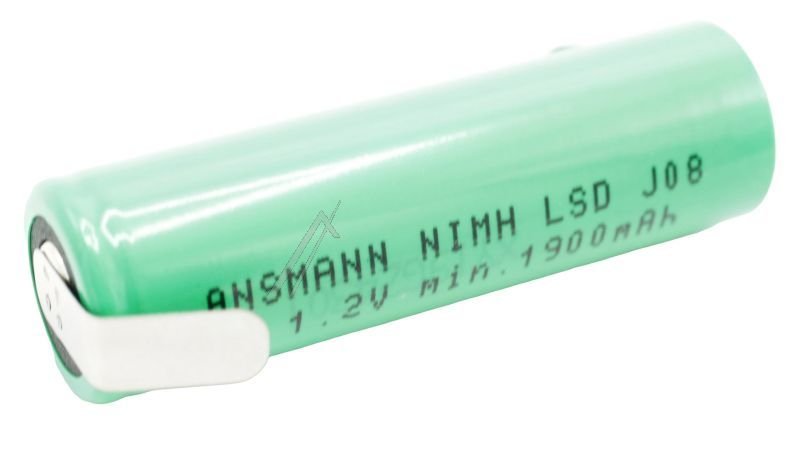 MAXE 5035371-01 ANSMANN FLATOP 1,2V, 1900MAH AA NIMH BATTERI MED Z-LODDEFANE #1