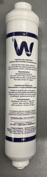 C00379992 484000008553 UNIVERSAL VANDFILTER, SIDE-BY-SIDE SAMSUNG, LG, DAEWOO #1