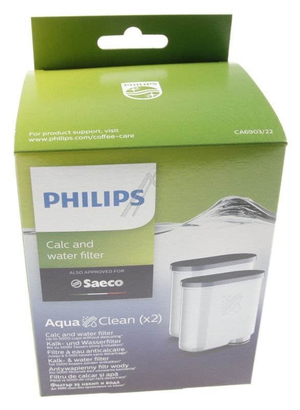 688001000056 CA6903/22 AQUACLEAN KALK- OG VANDFILTER (2 STK.) #1