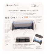 SK�REHOVED KOMBIPAK ALTERNATIV TIL BRAUN 10B/20B/20S #1