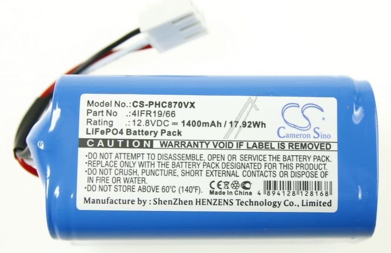 12,8V-1400MAH LI-ION BATTERI ALTERNATIV TIL SEVERIN CHILL / PHILIPS #1