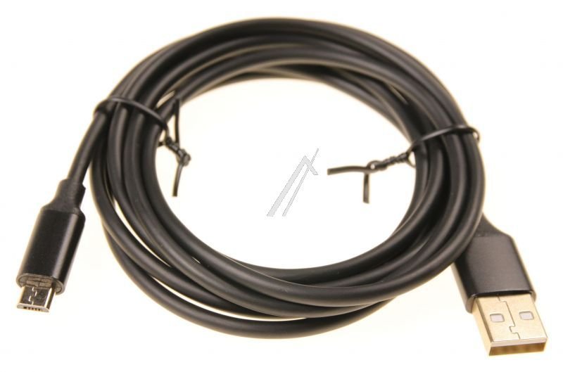 MIKRO USB DATAKABEL, 3A, SORT, 1,8M #1