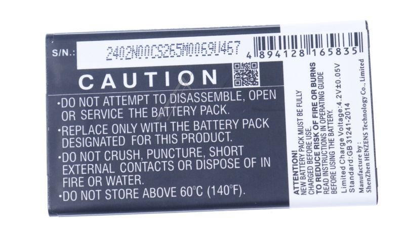 3,7V-950MAH LI-ION BATTERI ALTERNATIV TIL EMPORIA PRIME PHONE #1