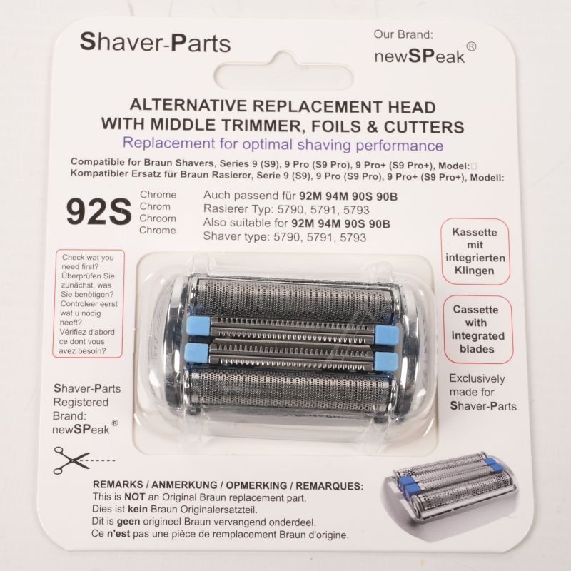 SK�REHOVED ALTERNATIV TIL BRAUN 92S / 92M / 94M/ 90S / 90B, SERIE 9 #1