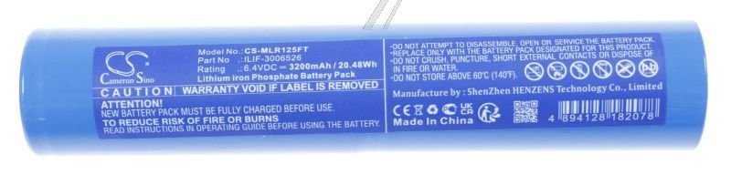 6,4V-3200MAH LI-ION BATTERI ALTERNATIV TIL MAGLITE LYGTE #1