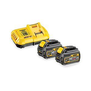 Forsyningsst DEWALT FLEXVOLT 2x DCB547 54V 9,0 Ah batteri + oplader DCB118 Gul, Sort #2