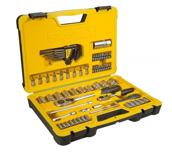 Stanley socket set 75 pcs. 1/4
