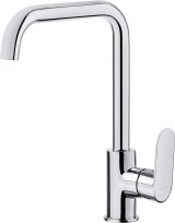 Kitchen faucet with rectangular spout #1