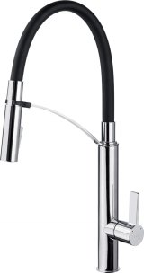 Kkkenarmatur DEANTE GERBERA BGB_B720 med fleksibel tud Sort, Slv #3