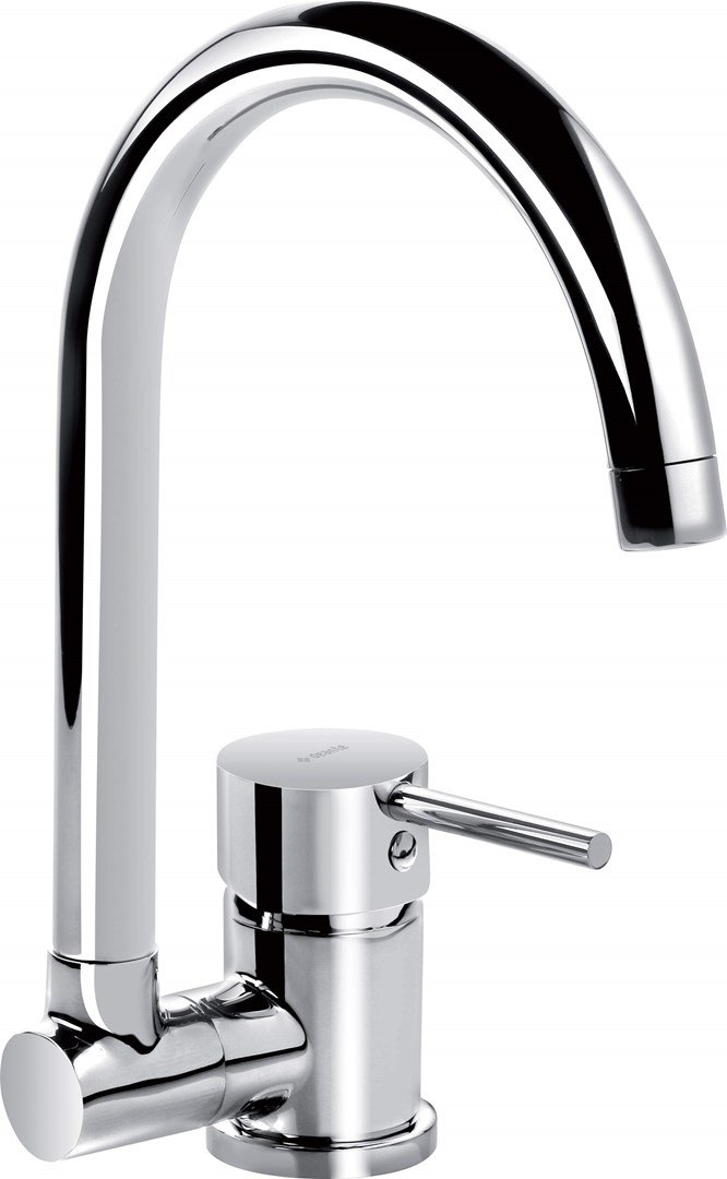 Kitchen faucet with foldable spout #1