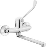 Wall-mounted kitchen faucet with lever Clinic #1