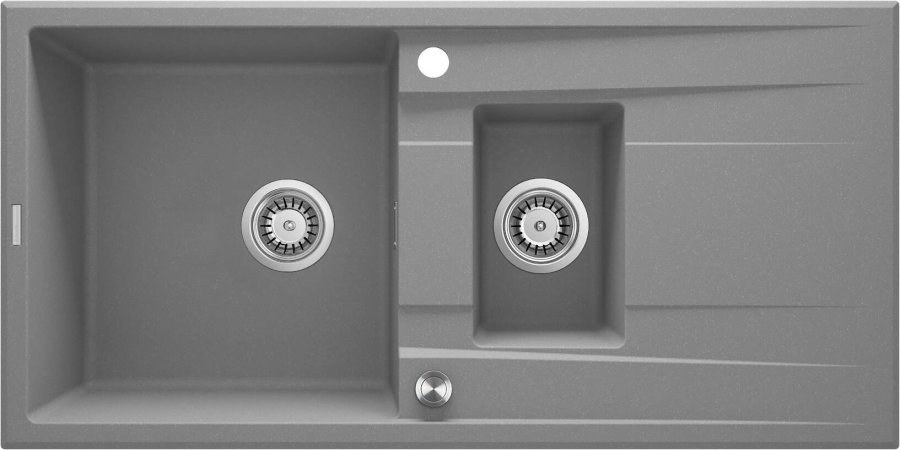 1.5-bowl granite sink with drainer #1