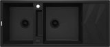 2-bowl magnetic granite sink with drainer #1