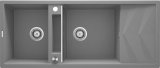 2-bowl magnetic granite sink with drainer #1