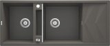 2-bowl magnetic granite sink with drainer #1
