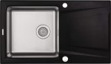 1-bowl granite-steel sink with drainer #1
