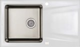 1-bowl granite-steel sink with drainer #1