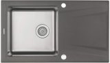 1-bowl granite-steel sink with drainer #1
