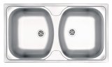 2-bowl steel sink #1