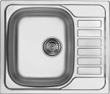 Steel sink 1-bowl drainer ZEO 311A #1