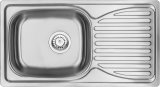 1-bowl steel sink with drainer #1