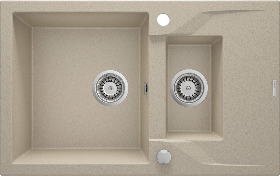 1.5-bowl granite sink with drainer #1